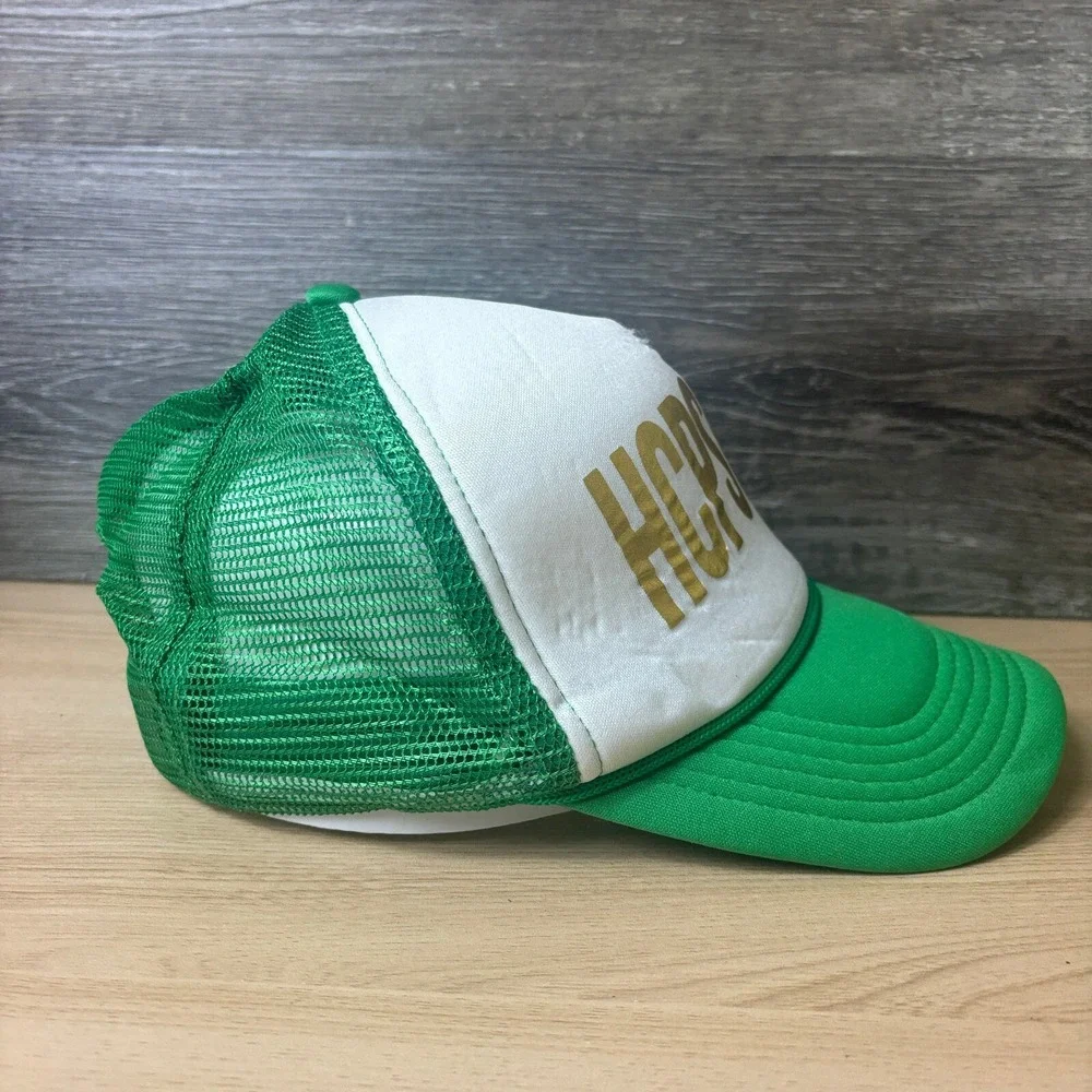 BDVibez Hat Cap‎ Snap Back Womens Green Gold Trucker Adjustable